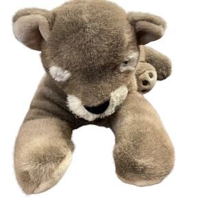 Carousel by Guy Lion Cub Plush Cat Stuffed Animal Laying Down Tags Vintage 1980s